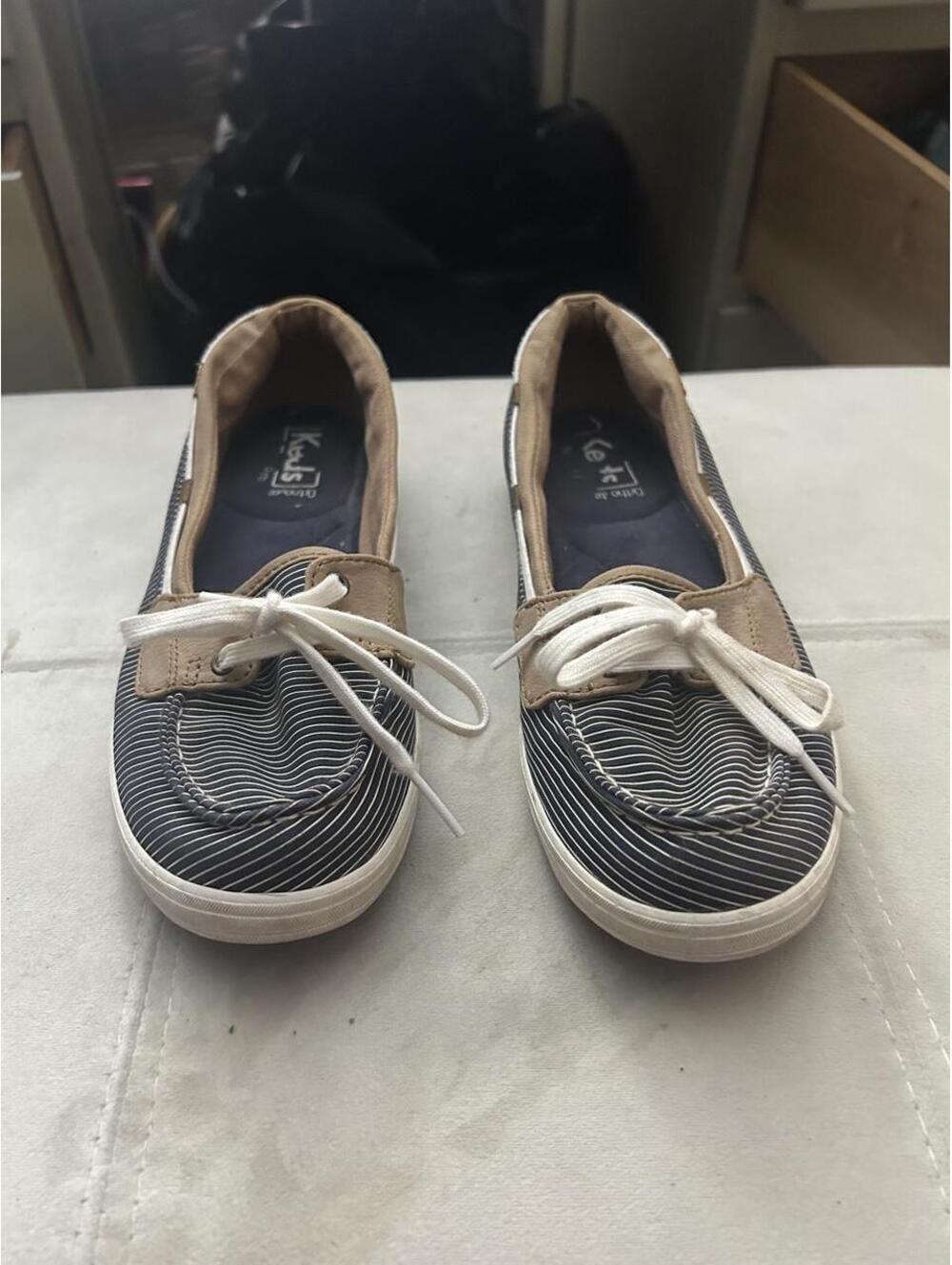 Keds Women's Navy and Blue Loafers Slip-Ons, New In the Box, Size Not Specified